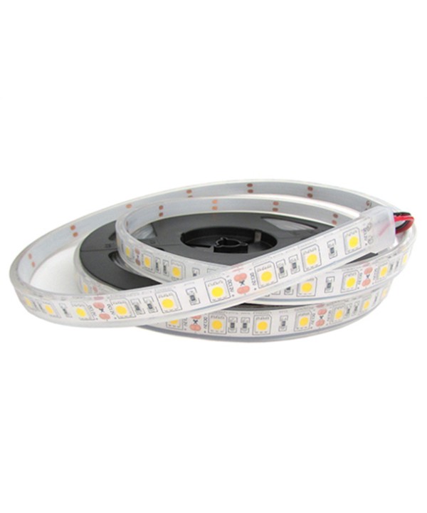 Striscia Strip Bobina Led Impermeabile IP68 Bianco Caldo 3000K Con 300 Smd 5050 5 Metri