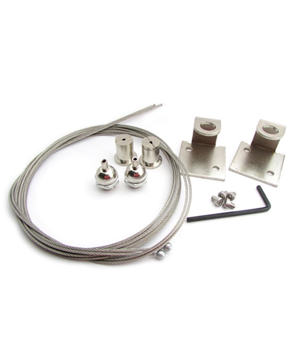 Kit Staffe Fissaggio A Sospensione Per Lampada Plafoniera Led Codice SV1260