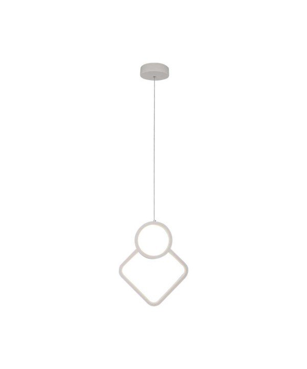 Lampadario LED a Sospensione 12W dal Design Moderno 28*196cm Colore Bianco 3000K SKU-15000