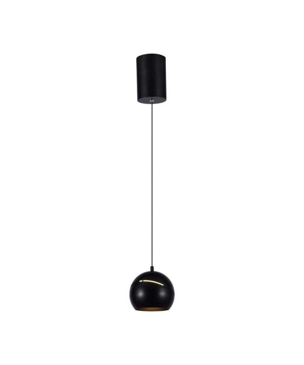 Lampadario LED a Sospensione 8.5W 850lm a Forma di Campana Colore Nero D120mm 3000K SKU-7998