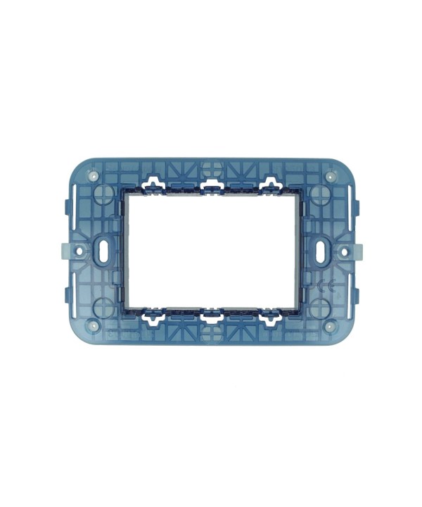 ETTROIT Supporto 3P 3 Posti Serie Venus Compatibile Con Vimar Arke