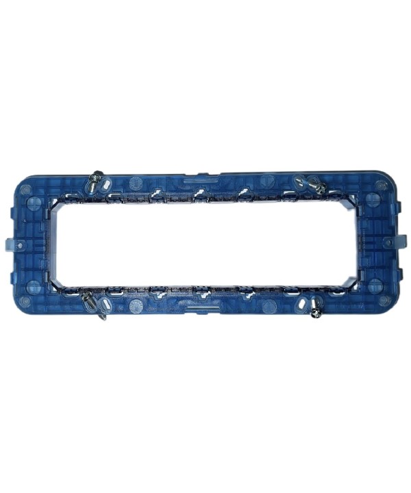 ETTROIT Supporto 7P 7 Posti Serie Venus Compatibile Con Vimar Arke