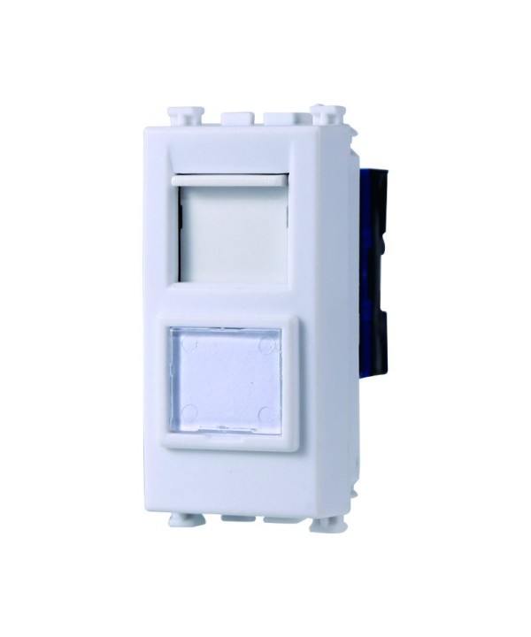 ETTROIT Connettore Rete Presa Dati RJ45 CAT6 Colore Bianco Compatibile Con Vimar Arke