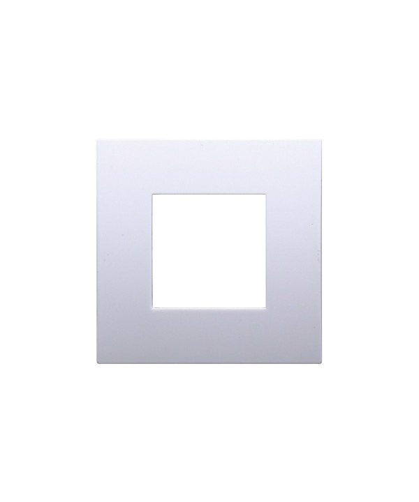 ETTROIT Placca Plastica Serie Venus 2P Colore Bianco Compatibile Con Vimar Arke
