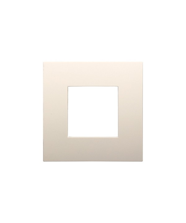 ETTROIT Placca Plastica Serie Venus 2P Colore Sabbia Compatibile Con Vimar Arke