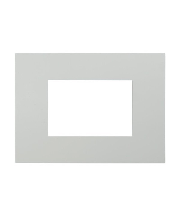 ETTROIT Placca Plastica Serie Venus 3P Colore Sabbia Compatibile Con Vimar Arke