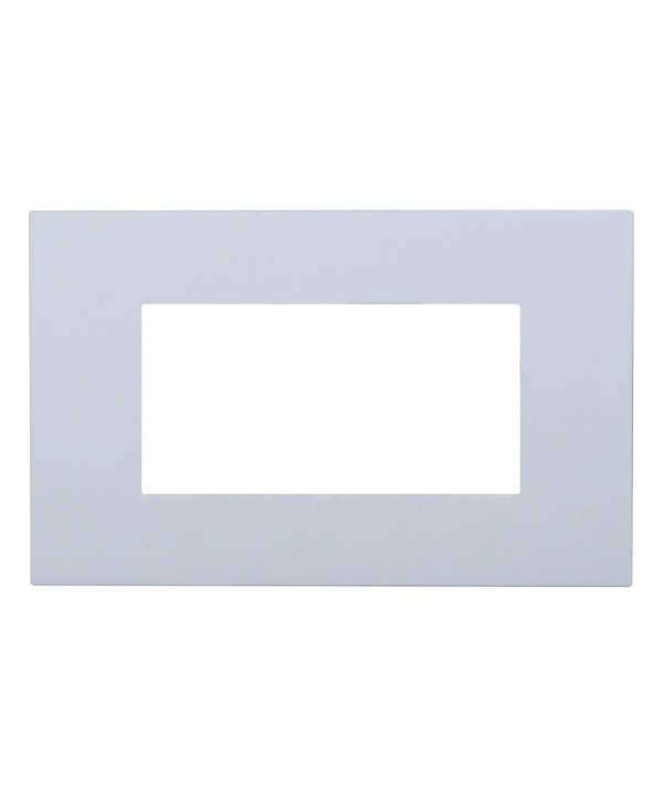 ETTROIT Placca Plastica Serie Venus 4P Colore Bianco Compatibile Con Vimar Arke