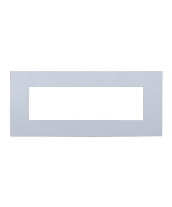 ETTROIT Placca Plastica Serie Venus 7P Colore Bianco Compatibile Con Vimar Arke