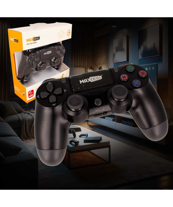 Joystick per PS4 Wireless per Console Computer Fisso e Portatile Plug and Play Ricaricabile con Micro USB con Ingresso Cuffie Integrato 400mah