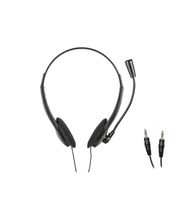 Cuffia con Microfono per PC Doppio Jack 3,5mm Audio Microfono Separato
