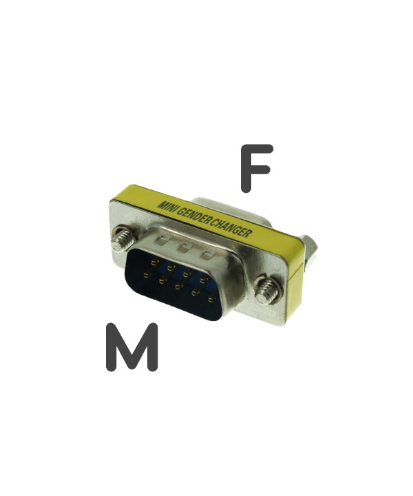 Convertitore Adattatore Video DB 9P Da Femmina a Maschio