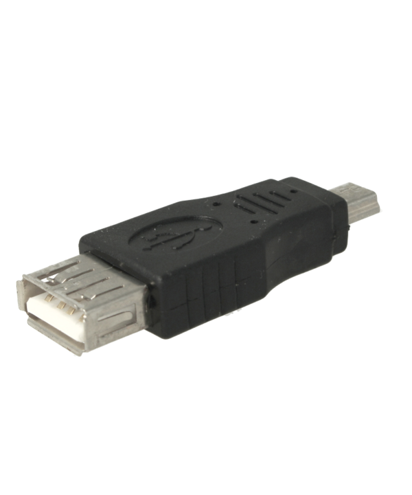 Convertitore Adattatore da USB Femmina a Mini USB Maschio