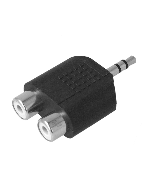 Adattatore Jack RCA Audio Convertitore Da Jack 3,5mm Maschio A 2 RCA Femmine