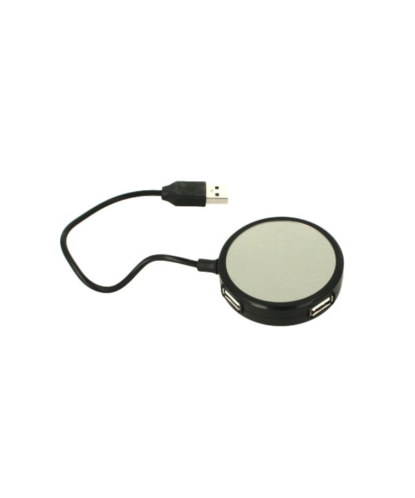 HUB USB a 4 Porte USB 2.0 Cavo 20cm Forma Rotondo