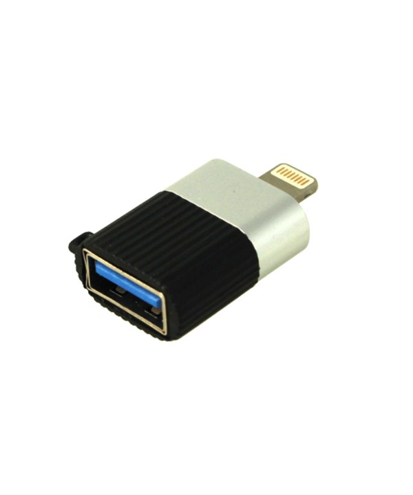 Adattatore Da USB-A Femmina a Lightning Maschio Con Portachiave Incluso