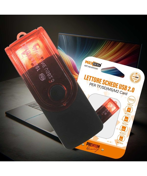 USB 2.0 Lettore al alta Velocità per Schede TF Micro SD MS M2 Lettore Memoria Smartphone Macchina Fotografico