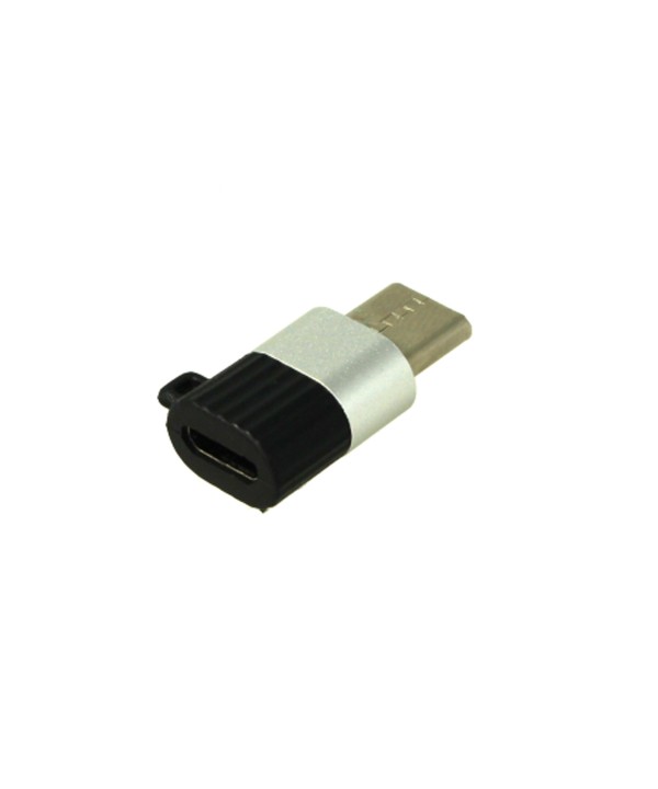 Adattatore da Micro USB Femmina a USB Type C Maschio Con Portachiave Incluso