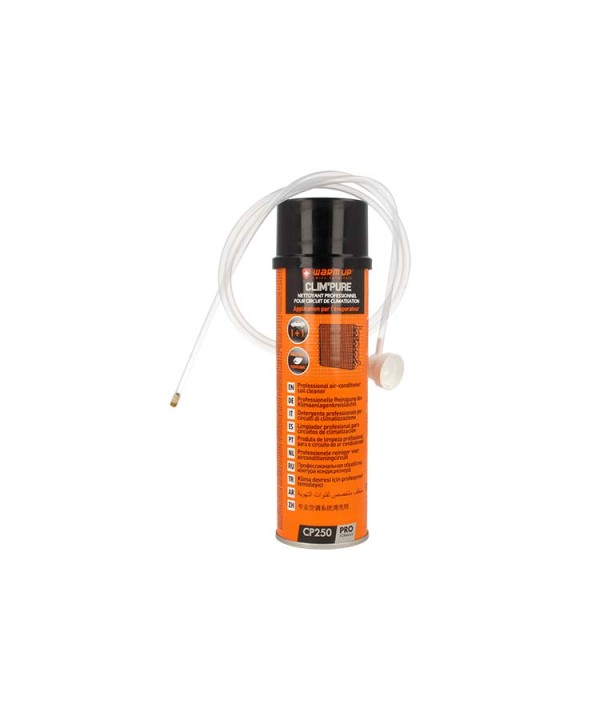WARM UP Clim Pure Pulitore Detergente Professionale Per Circuito Di Climatizzazione 250ml Schiuma Attiva Penetrante