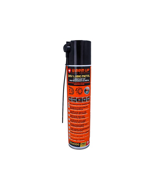 WARM UP Dry Lube Metal DLM300 Lubrificazione Secco Con Trattamento Del Metallo 300ml