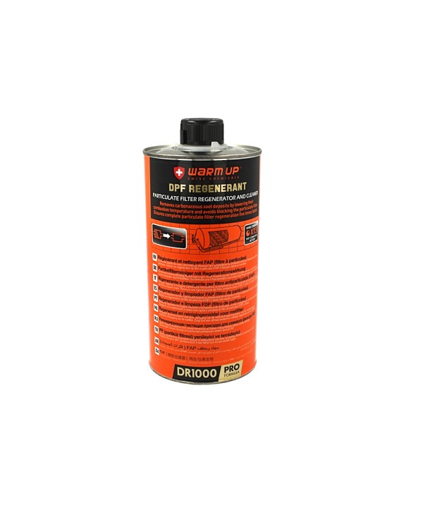 WARM UP DPF FAP Rigenerante Filtri Antiparticolato DR1000 Addittivo Trattamento Curativo FAP Formula Pro 1000ml