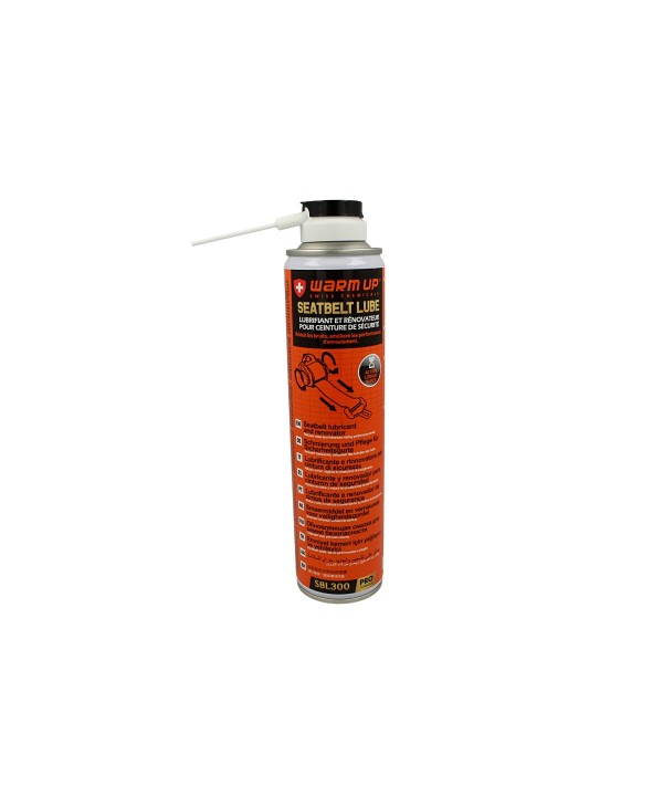 WARM UP SBL300 Lubrificante Rinnovatore Per Cinture di Sicurezza Seatbelt Lube 300ml