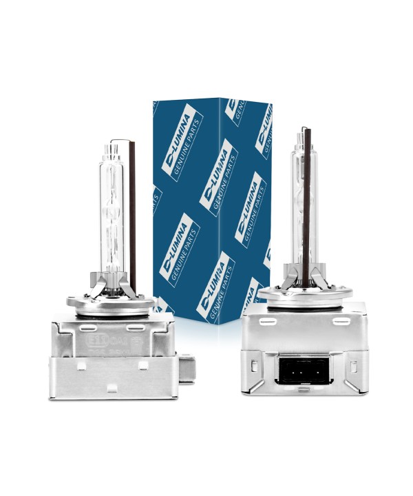 Coppia Lampada Hid Xenon D1S 6000K Attacco Metallo