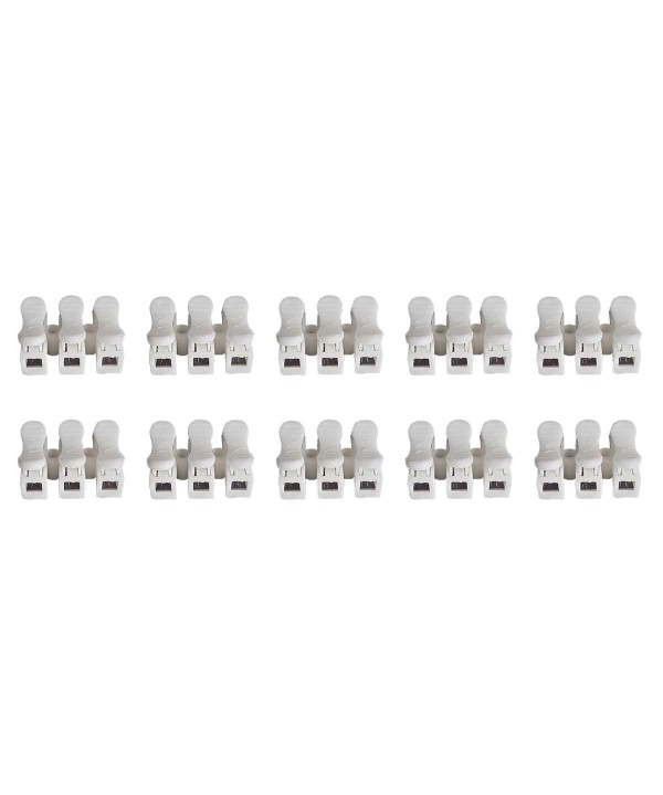 10 Mammut Elettrico Morsetto Connettore Per Cavo Fili Elettrici Con Bottone a Pressione 3X1,5mm