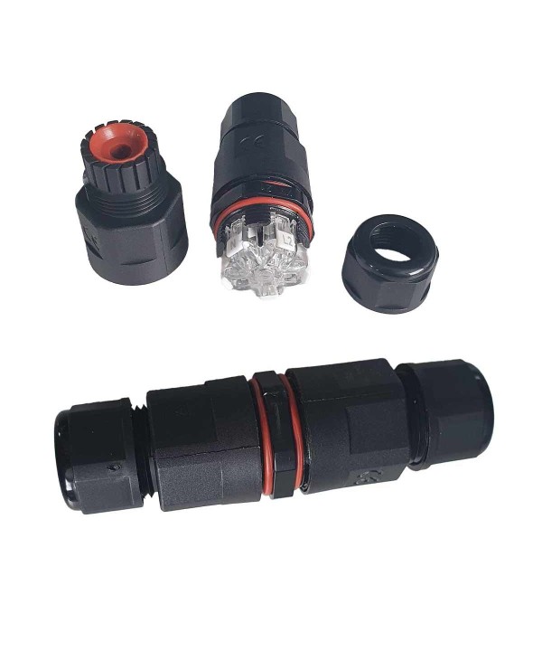 2 Connettore Veloce IP68 Forma I Manicotto di Collegamento Cavo Sotterraneo Area Esterna 5P97x30mm