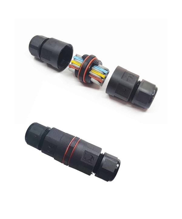 2 Connettore Veloce IP68 Forma I Manicotto di Collegamento Cavo Sotterraneo Area Esterna 3P90x30mm