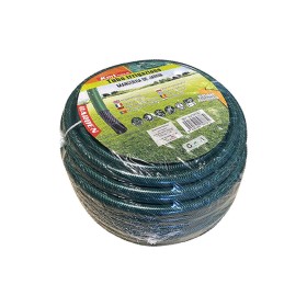 Tubo Irrigazione Retinato 3 Strati Nero Verde 5/8'' 15mm 50 Metri Tubo Flessibile da Giardino