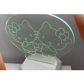 3D Acrilico Forma Ventaglio Senza Figure (3DD001)