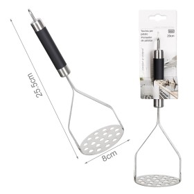 Schiacciapatate in Acciaio Inox Patate e Verdure Adatto alla Lavastoviglie 8 x 25.5cm