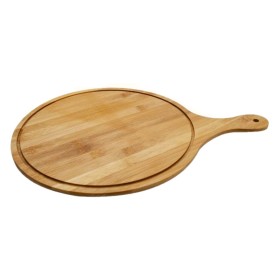 Tagliere da Cucina In Bamboo Rotondo 30X43cm