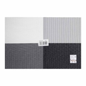 4 Pezzi Tovagliette in PVC+Poliestre Antiscivolo Impermeabilie Resistente al Calore e allo Sporco Lavabili 45x30cm Modello 03