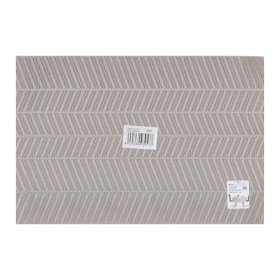 4 Pezzi Tovagliette in PVC+Poliestre Antiscivolo Impermeabilie Resistente al Calore e allo Sporco Lavabili 45x30cm Modello 14