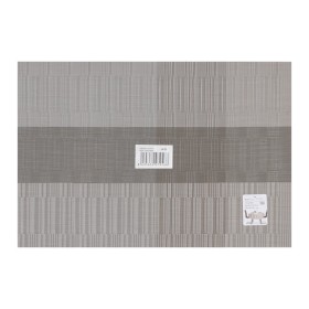 4 Pezzi Tovagliette in PVC+Poliestre Antiscivolo Impermeabilie Resistente al Calore e allo Sporco Lavabili 45x30cm Modello 17