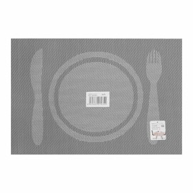 4 Pezzi Tovagliette in PVC+Poliestre Antiscivolo Impermeabilie Resistente al Calore e allo Sporco Lavabili 45x30cm Modello 24