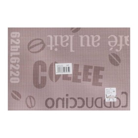 4 Pezzi Tovagliette in PVC+Poliestre Antiscivolo Impermeabilie Resistente al Calore e allo Sporco Lavabili 45x30cm Modello 25