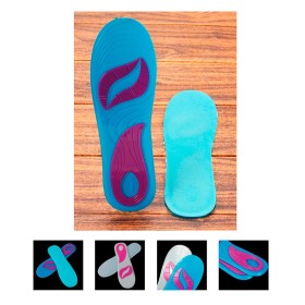 Solette Unisex in GEL Taglia N 41 a 46 per Uso Quotidiano Lavoro Sport Anti Urti Stile Tallone Rinforzata Colore Assortito