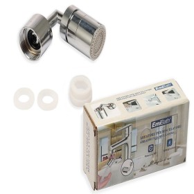 Areatore Rubinetto Girevole 360° Rompigetto Filettatura Da 22-24mm Materiale Ottone+Plastica