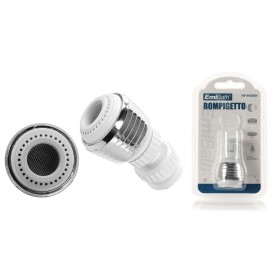 Aeratore Rubinetto Rompigetto Rubinetto Cucina Girevole 360° Colore Bianco Monogetto Diametro 23mm