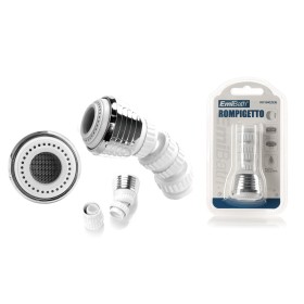 Aeratore Rubinetto Rompigetto Rubinetto Cucina Doppio Snodo Girevole 360° Colore Bianco Monogetto Diametro 23mm