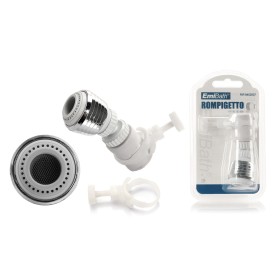 Rompigetto Aeratore Per Rubinetti Con Fascetta Girevole 360° Colore Bianco Materiale Plastica