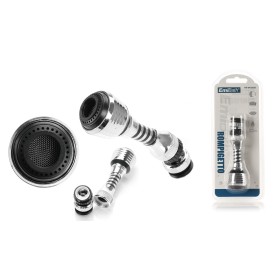 Rompigetto Aeratore Doccetta Rubinetto Per Lavandino Con Prolunga Cannuccia Corta Monogetto Diametro 23mm Girevole 360°
