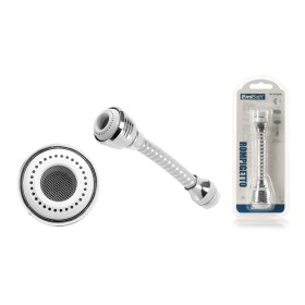 Rompigetto Aeratore Doccetta Rubinetto Per Lavandino Con Prolunga Cannuccia Flessibile Monogetto Ø23mm