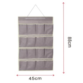 Borsa Portaoggetti da Parete Sacca Portatutto Da Appendere 16 Tasche 45X88cm