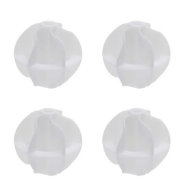 4 pcs Palla da Bucato Antipiega e Antigroviglio Asciugabiancheria Riutilizzabili 5,5*5,5cm Bianco