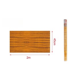 6 Rotoli Carta Adesive Per Mobili 45X200cm Legno Arbor Rovere Carta da Parati Autoadesive Rivestimento PVC Lavabile