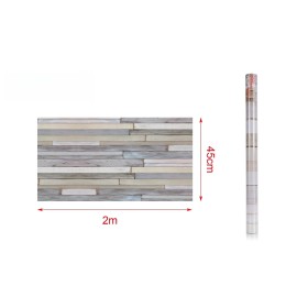 6 Rotoli Carta da Parati Autoadesiva 45X200cm Effetto Mattone Carta Adesive Per Mobili Rivestimento PVC Lavabile
