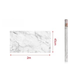 6 Rotoli Carta Adesive Per Mobili 45X200cm Effetto Marmo Carta da Parati Autoadesive Rivestimento PVC Lavabile